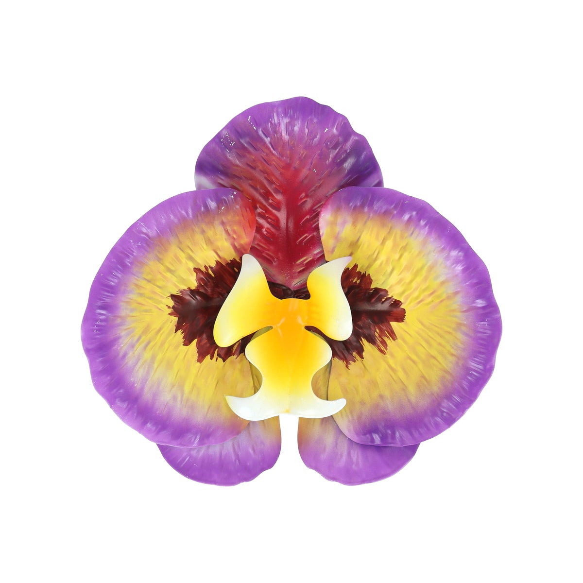 Bloem metaal paars 32 cm Bloem metaal paars 32 cm