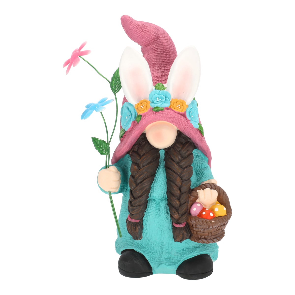 Gnome met ei 44 cm Gnome met ei 44 cm