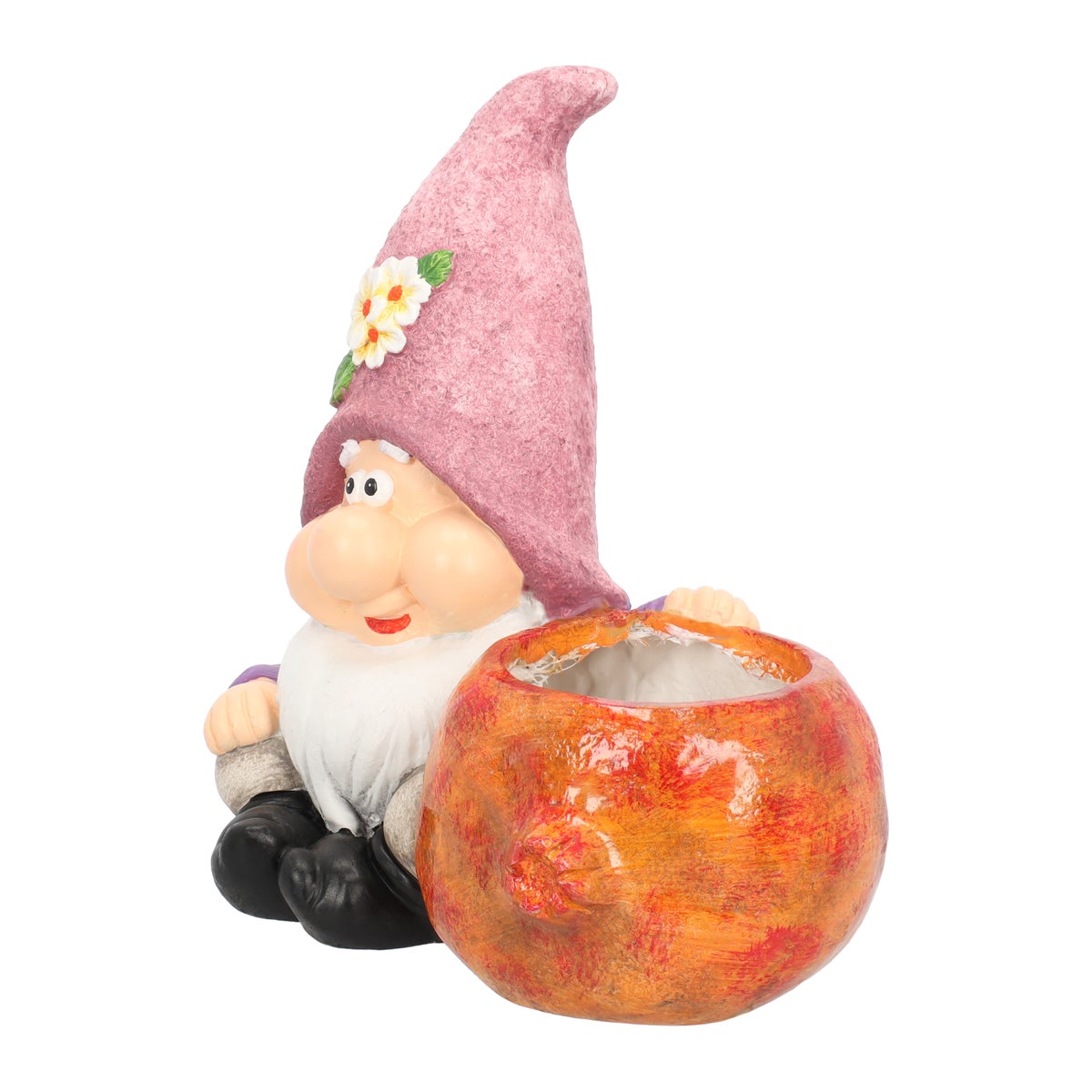Kabouter met granaatappel 35 cm Kabouter met granaatappel 35 cm