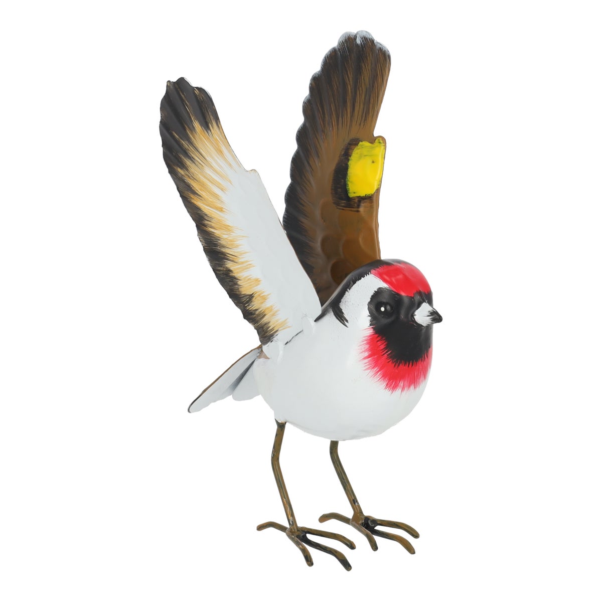 Beeld metaal vogel 14 cm Beeld metaal vogel 14 cm