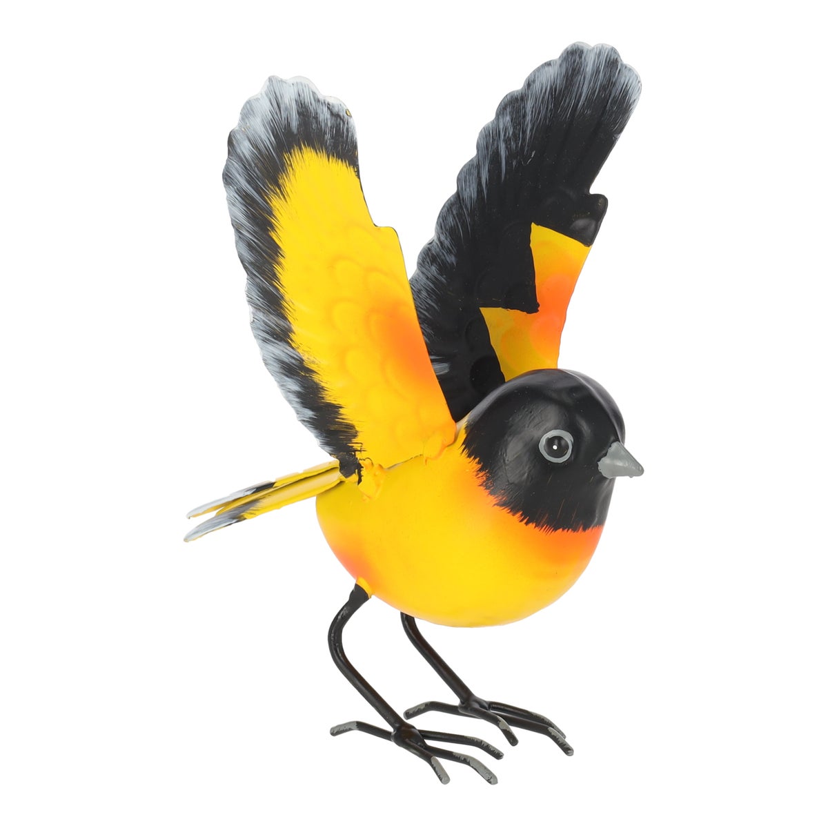 Beeld metaal vogel 13 cm Beeld metaal vogel 13 cm