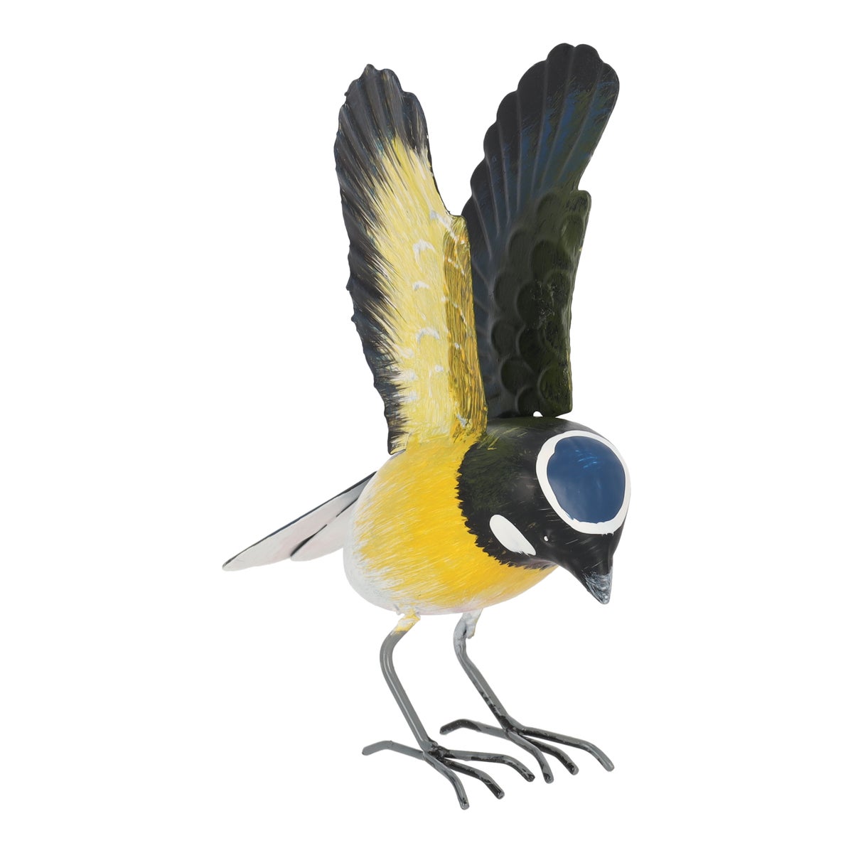 Beeld metaal vogel 13 cm Beeld metaal vogel 13 cm