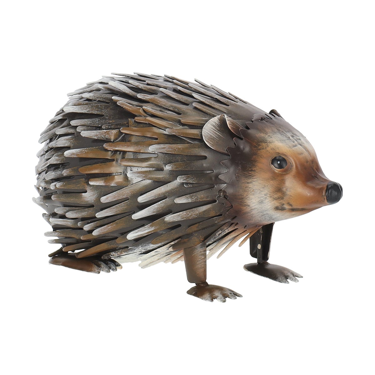 Beeld metaal egel 14 cm Beeld metaal egel 14 cm