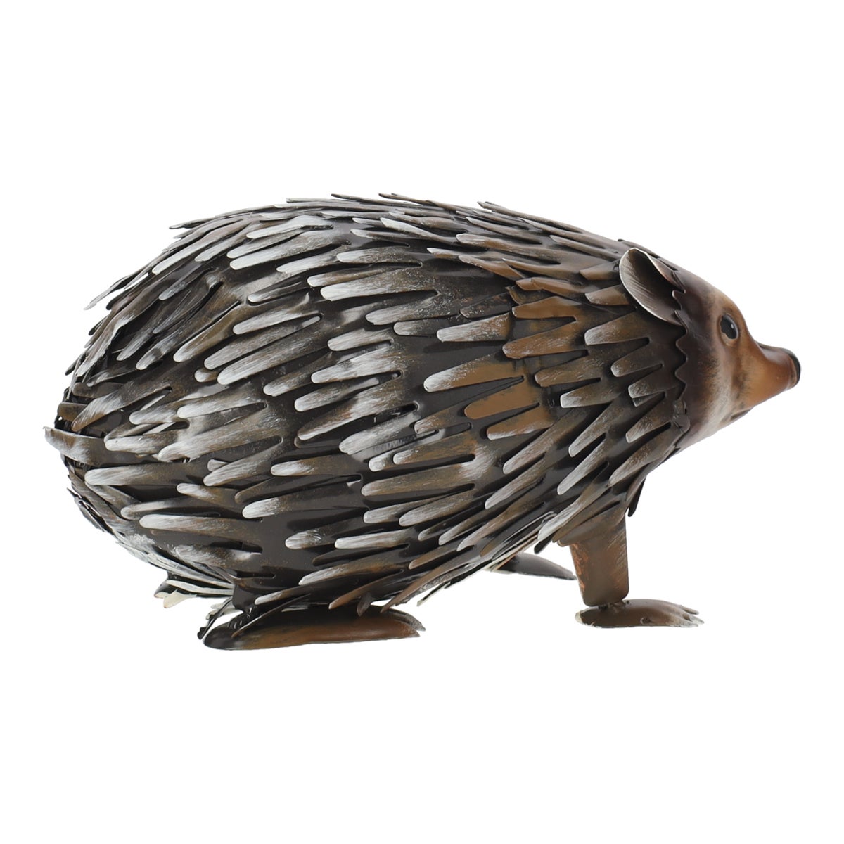Beeld metaal egel 14 cm Beeld metaal egel 14 cm