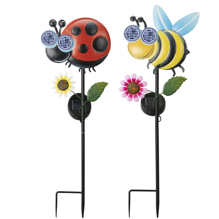 Steker solar lieveheersbeestje bij 78 cm Steker solar lieveheersbeestje bij 78 cm