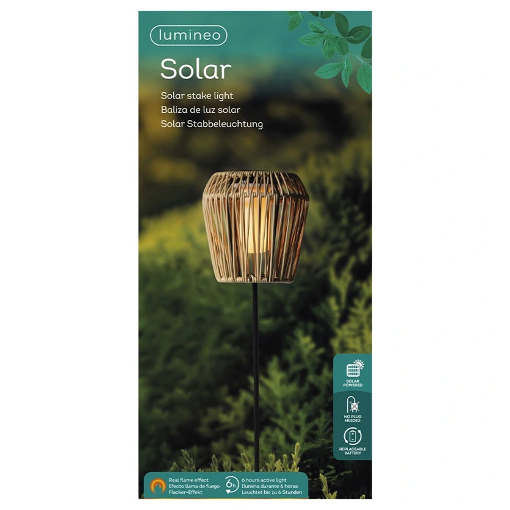 Steker solar vlam 104 cm creme Steker solar vlam 104 cm creme