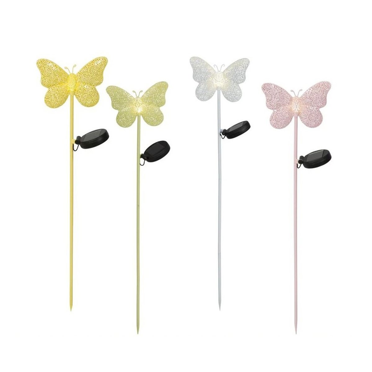 Steker vlinder metaal 80 cm Steker vlinder metaal 80 cm