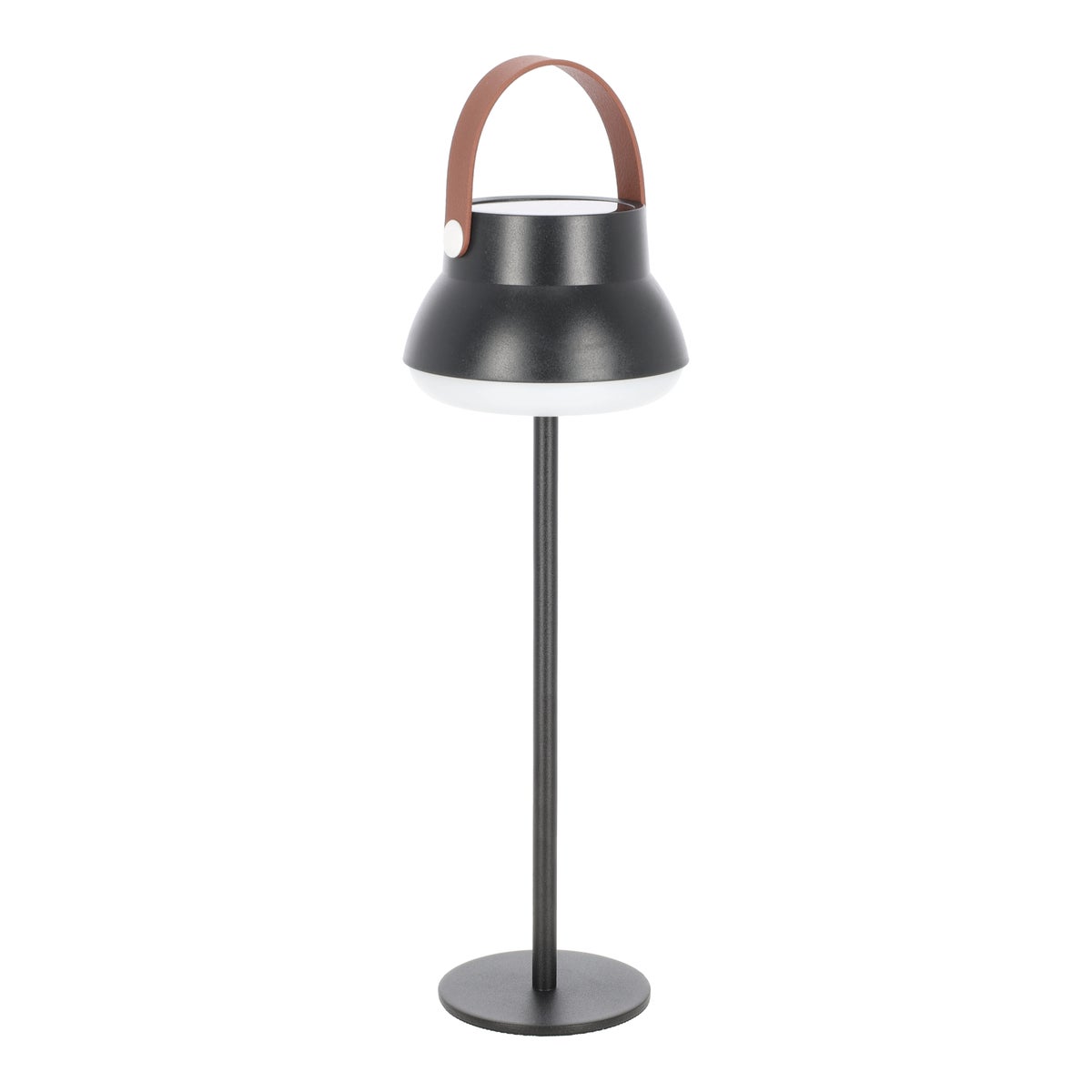 Tafellamp solar zwart met handvat 36 cm Tafellamp solar zwart met handvat 36 cm