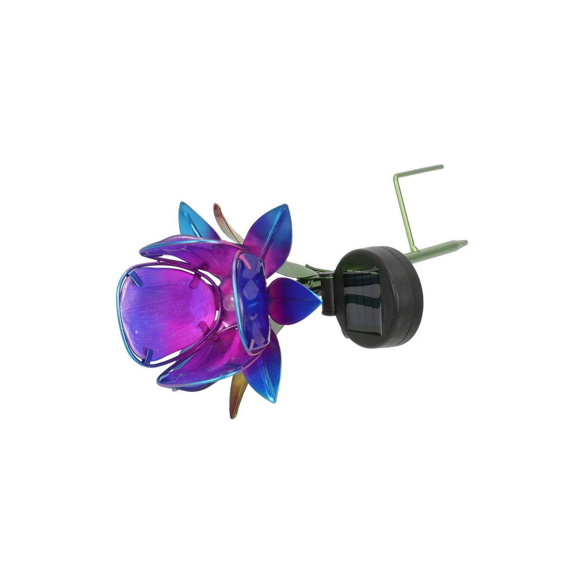 Bloem 39 cm paars warmwit solar Bloem 39 cm paars warmwit solar