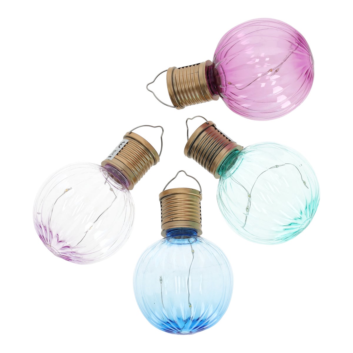 Lamp bol kleur 11 cm warmwit solar Lamp bol kleur 11 cm warmwit solar