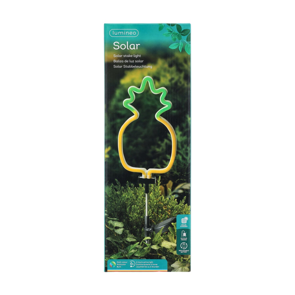 Steker neon solar ananas 74 cm Steker neon solar ananas 74 cm