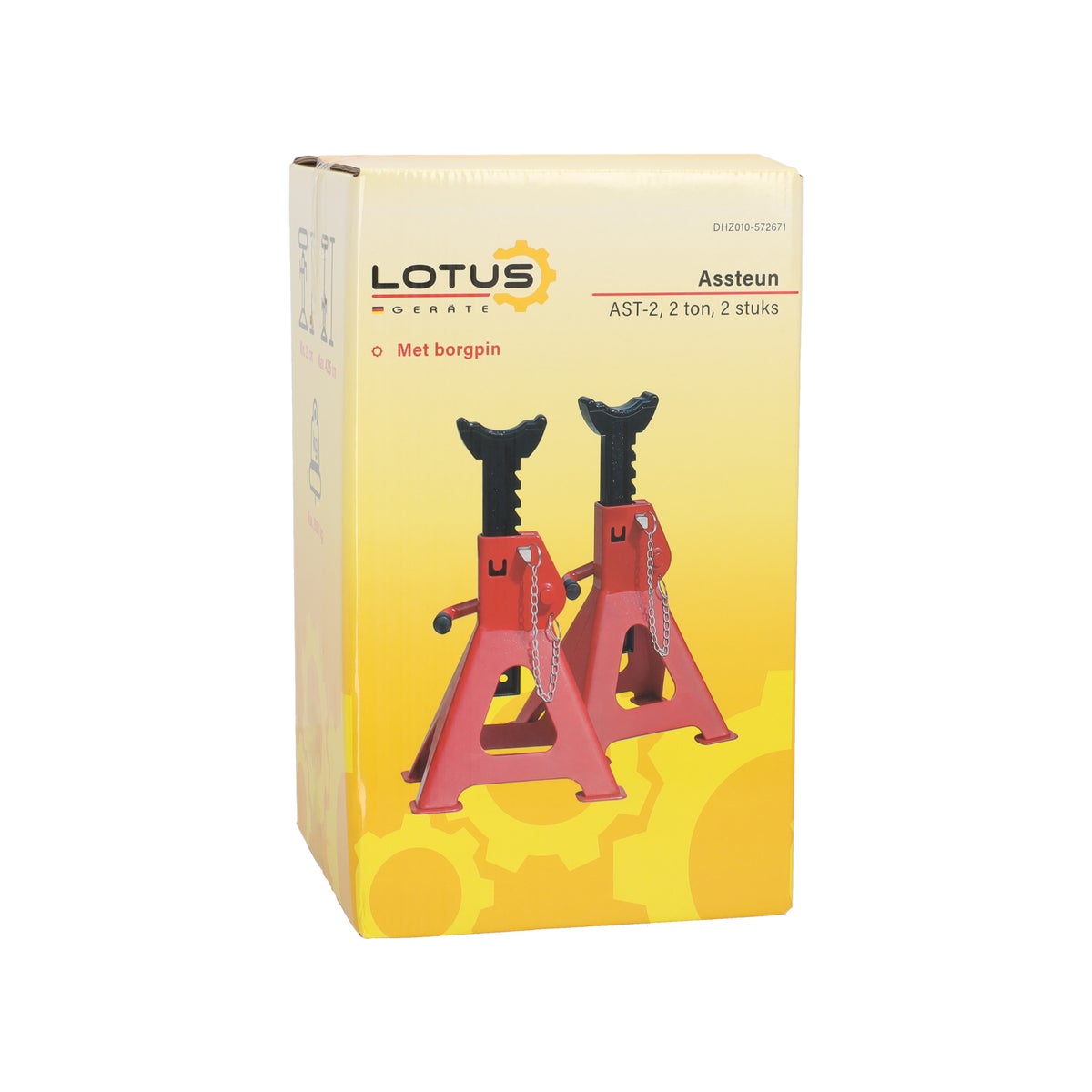 Assteun 2 ton 2 stuks Lotus Assteun 2 ton 2 stuks Lotus