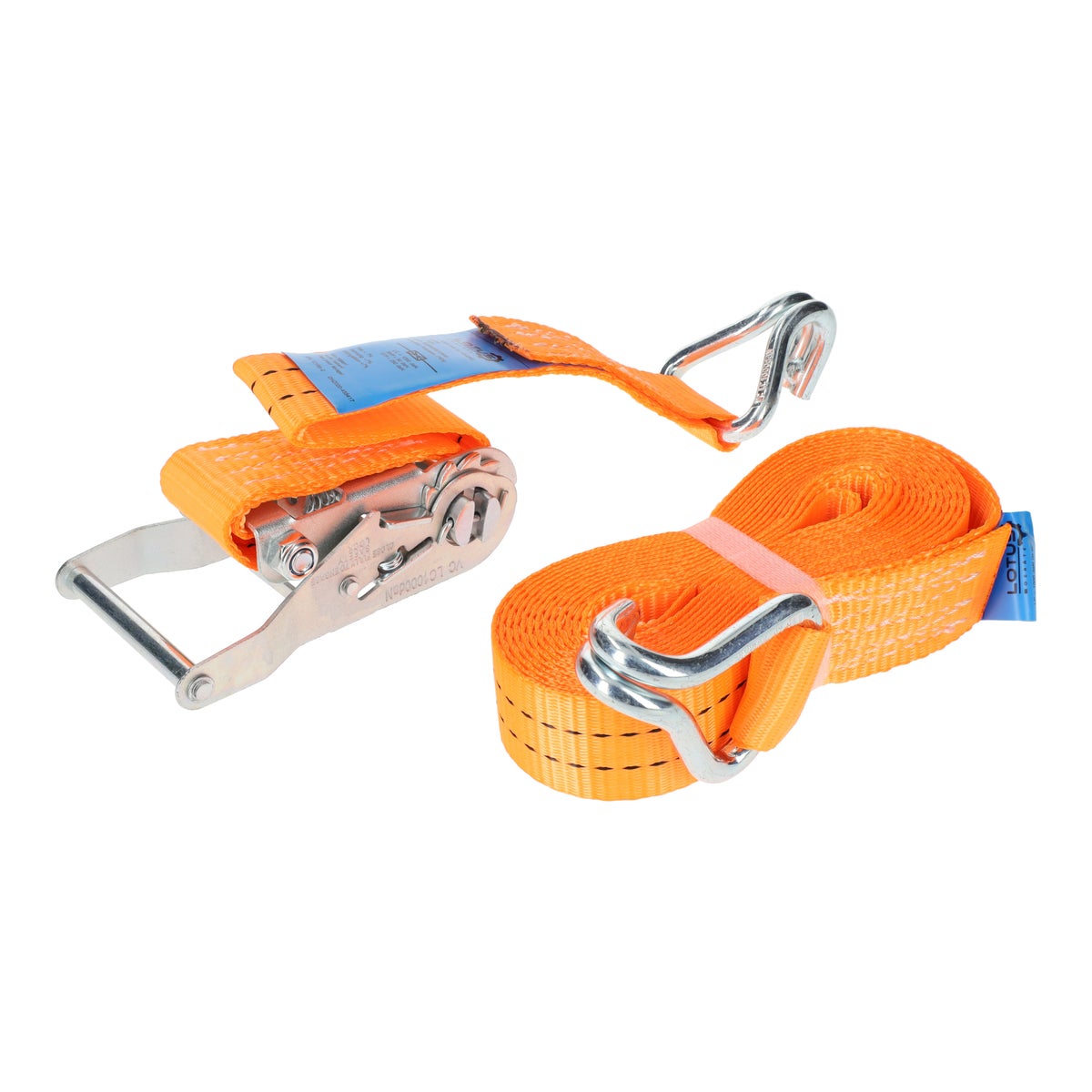 Spanband SP2000-2 35 mm 5 m ratel met J-haak Spanband SP2000-2 35 mm 5 m ratel met J-haak