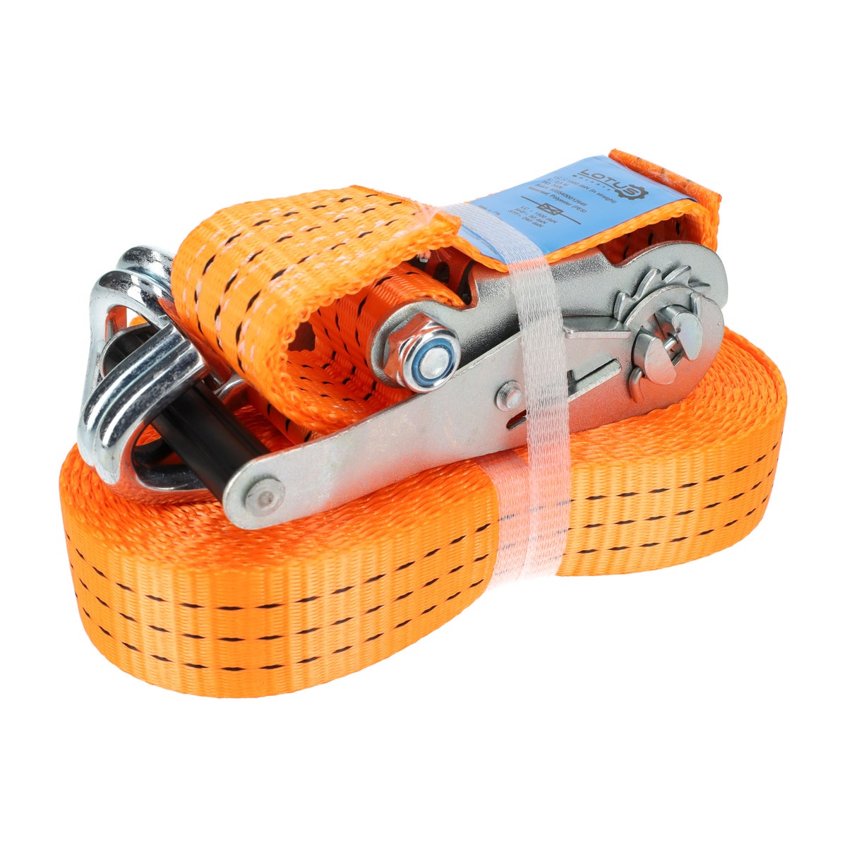 Spanband SP3000-1 35 mm 7m ratel met J-haak Spanband SP3000-1 35 mm 7m ratel met J-haak