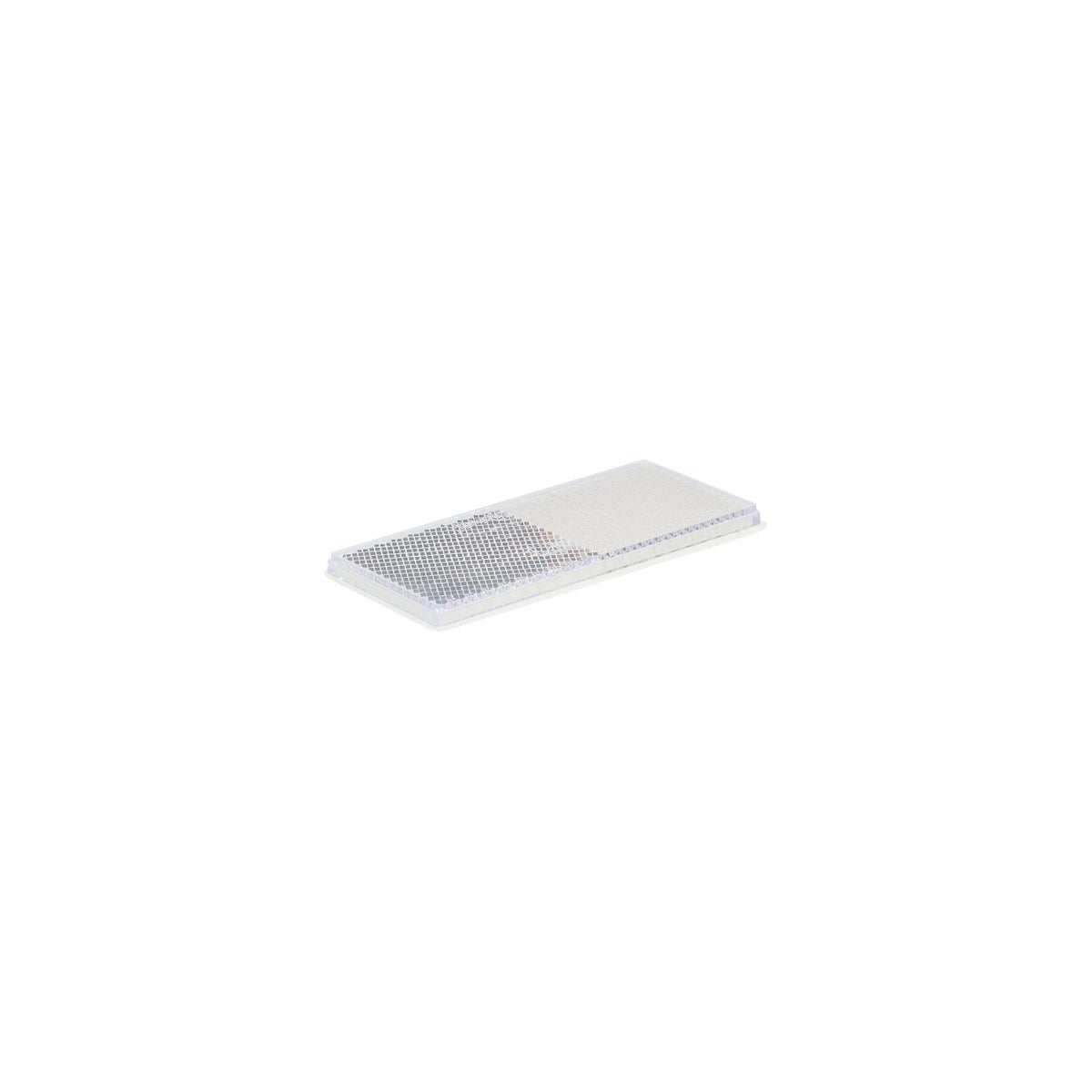 Reflektor rechthoek 70 x 28 mm wit 2 stuks RC-029 Reflektor rechthoek 70 x 28 mm wit 2 stuks RC-029