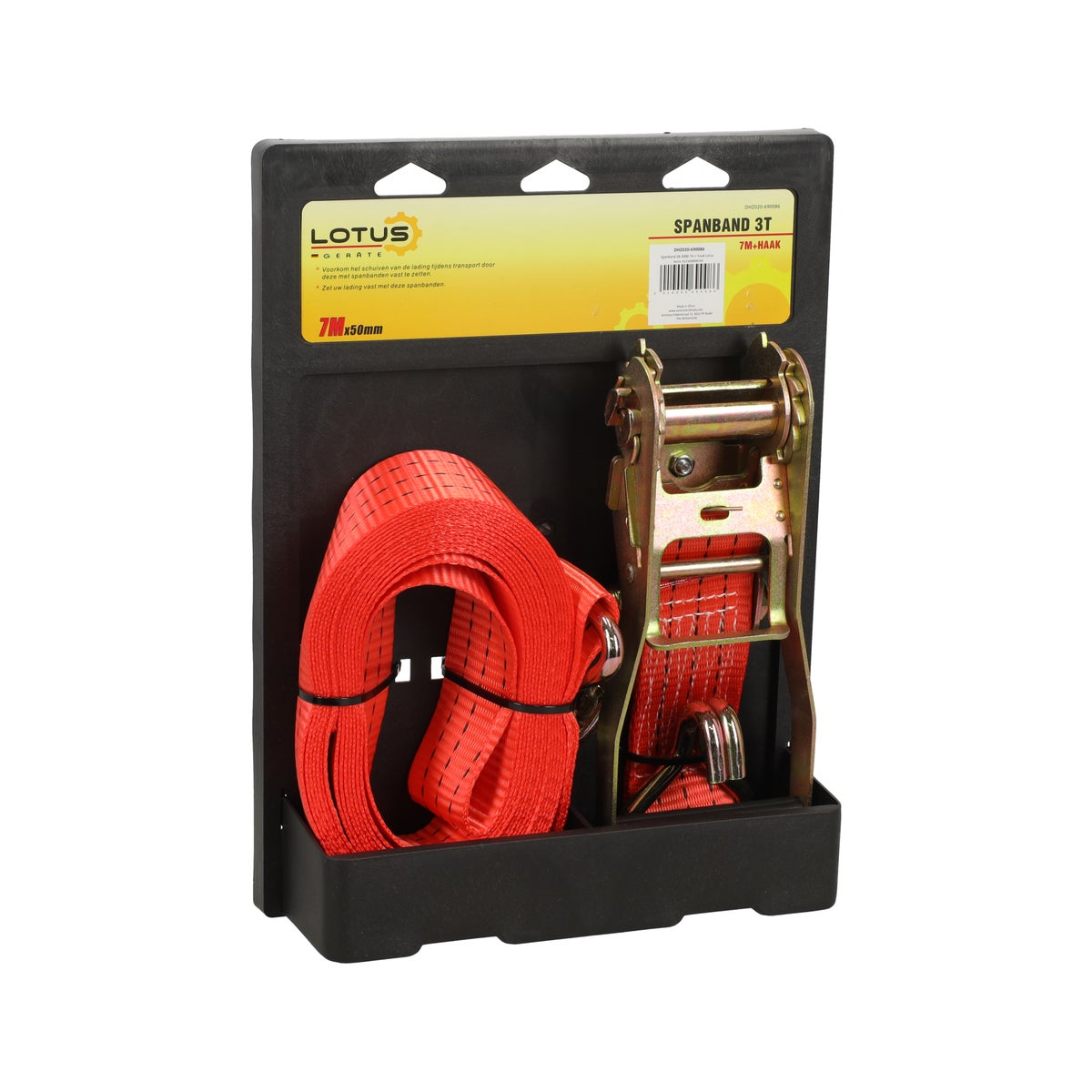 Lotus spanband SB-3000 7 m met haak Lotus spanband SB-3000 7 m met haak