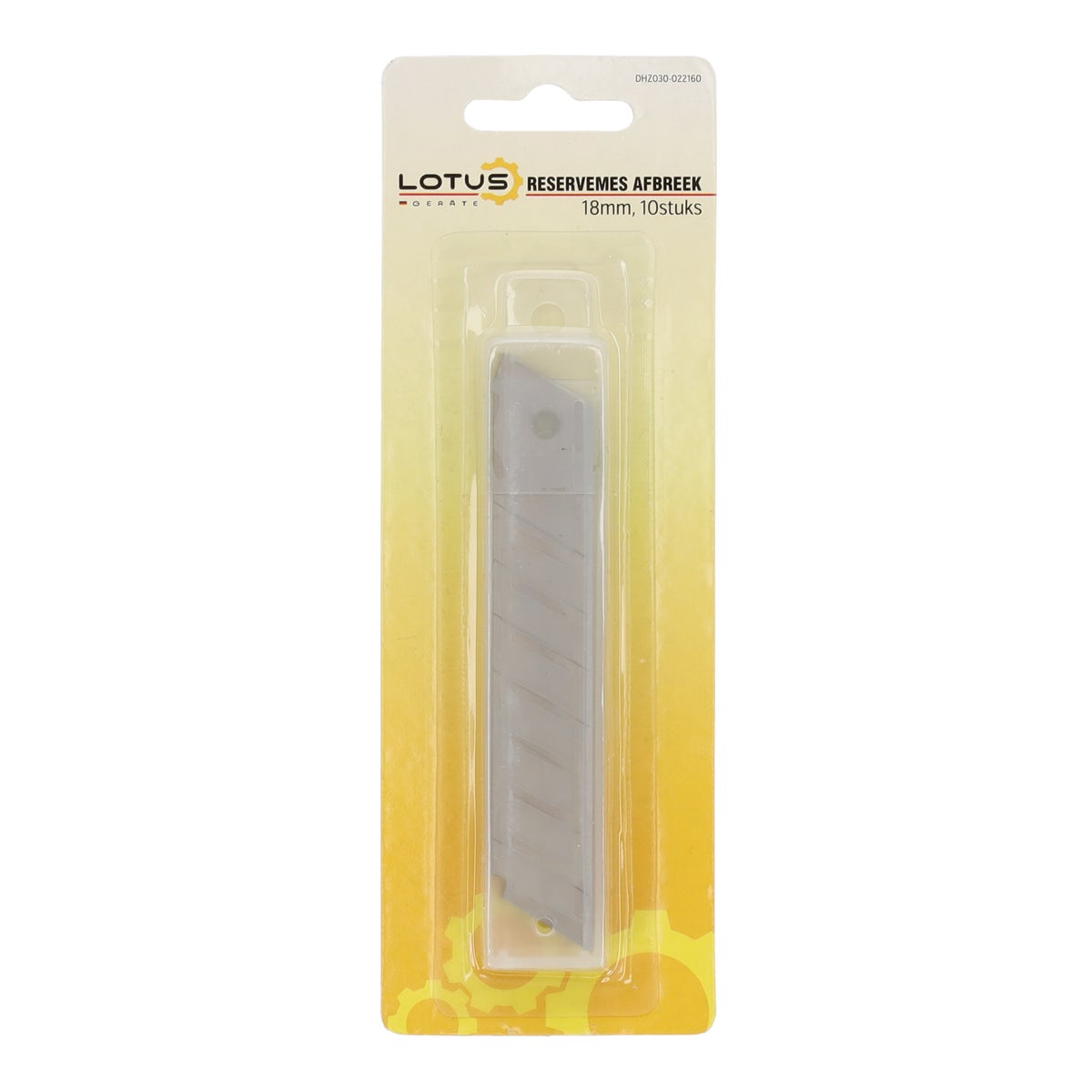 Reservemes afbreek 18mm 10st Lotus Reservemes afbreek 18mm 10st Lotus