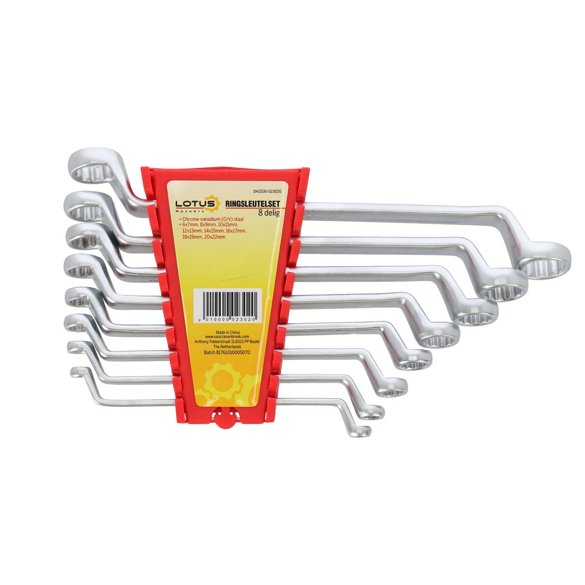 Ringsleutelset 8-delig Lotus Ringsleutelset 8-delig Lotus