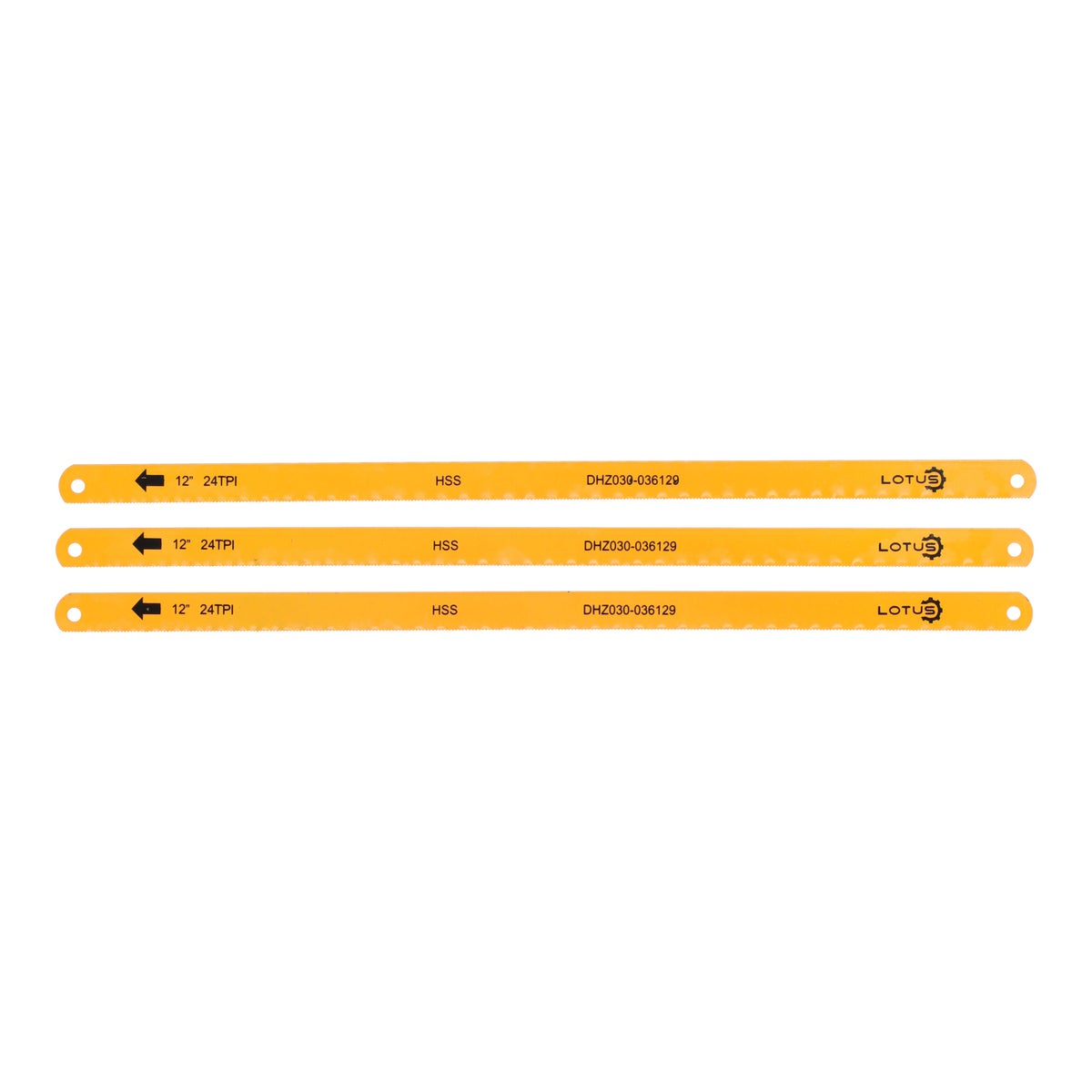 Metaalzaagbladen 24Tx12 HSS 3 stuks Metaalzaagbladen 24Tx12 HSS 3 stuks