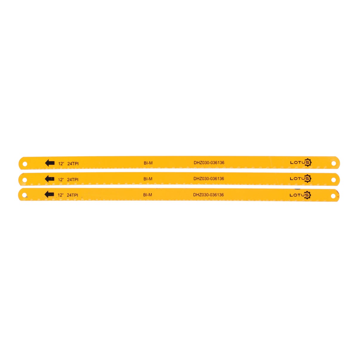 Metaalzaagbladen 24Tx12 bi-M 3 stuks Metaalzaagbladen 24Tx12 bi-M 3 stuks