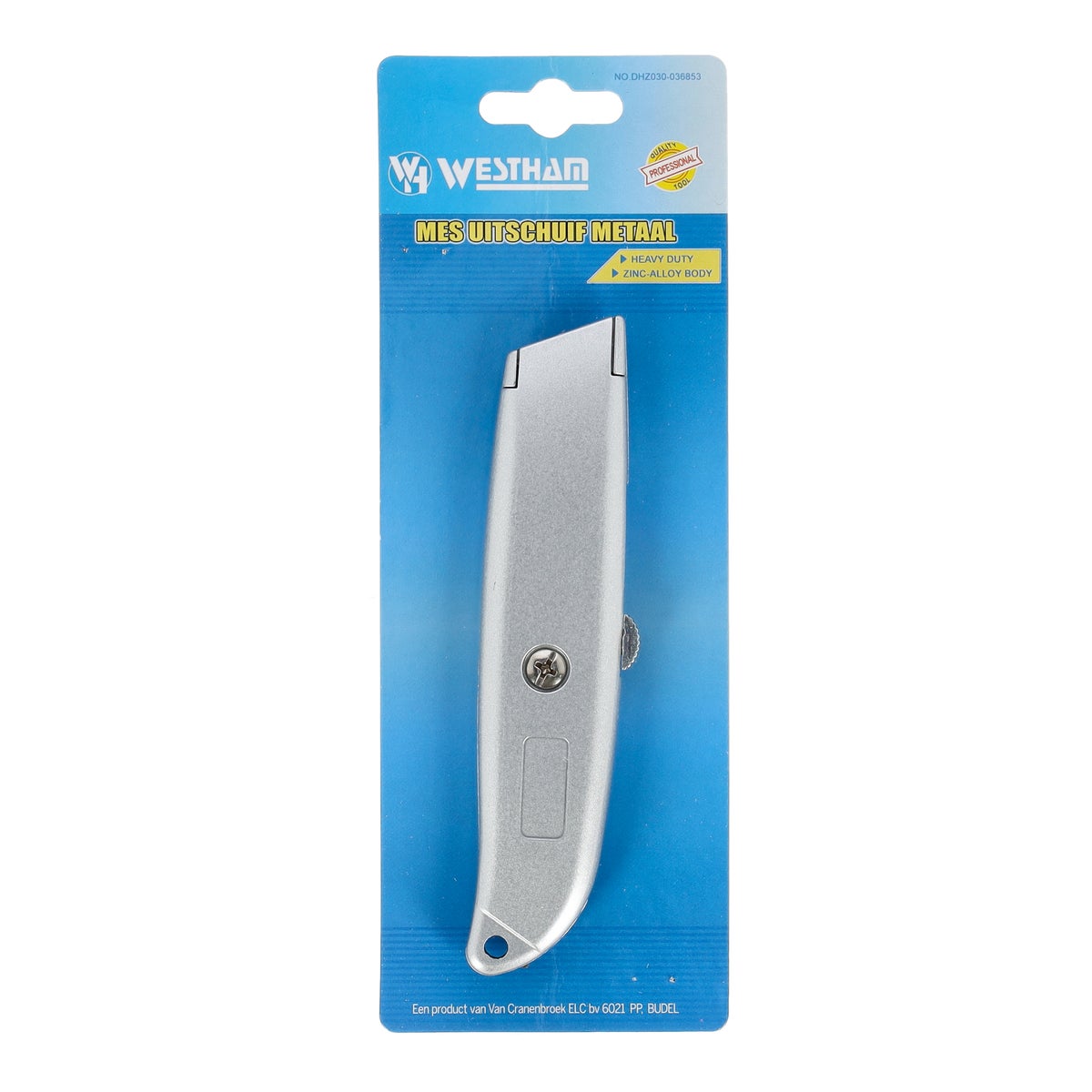Mes uitschuif metaal Westham Mes uitschuif metaal Westham