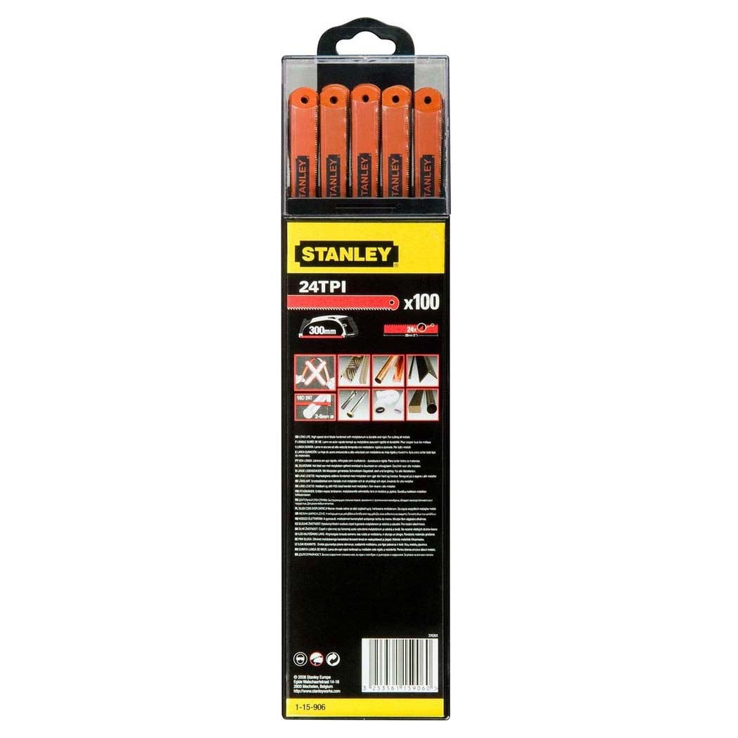 Metaalzaagbladen 30 cm Stanley Metaalzaagbladen 30 cm Stanley