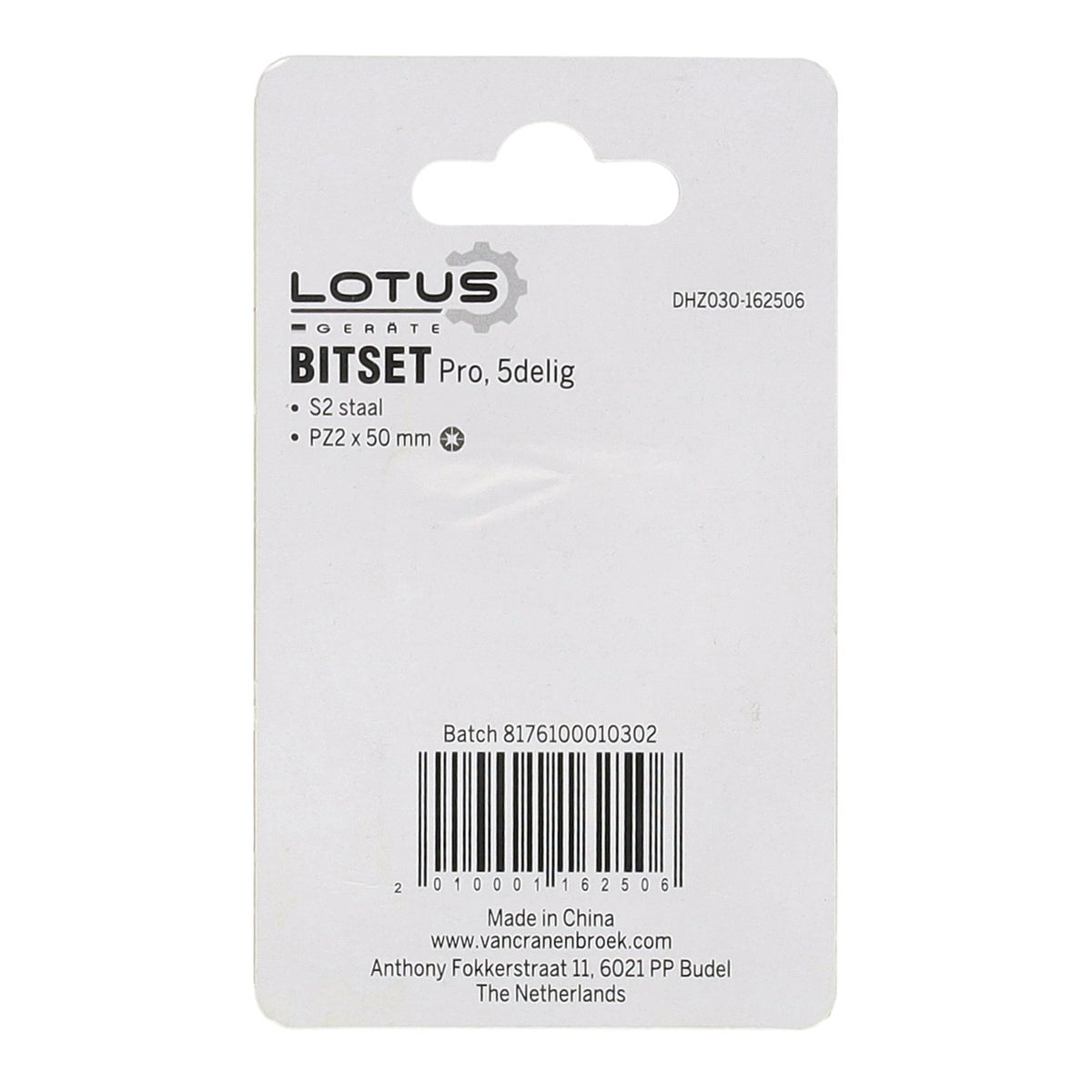 Bitset pro 5-delig PZ2 Lotus Bitset pro 5-delig PZ2 Lotus