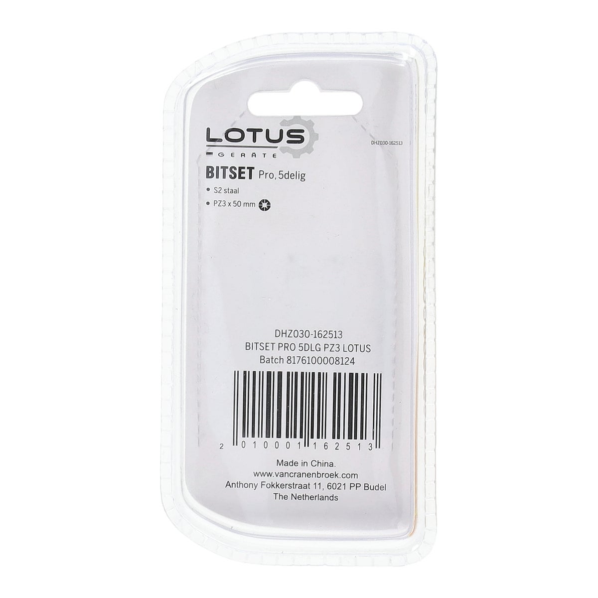 Bitset pro 5-delig PZ3 Lotus Bitset pro 5-delig PZ3 Lotus