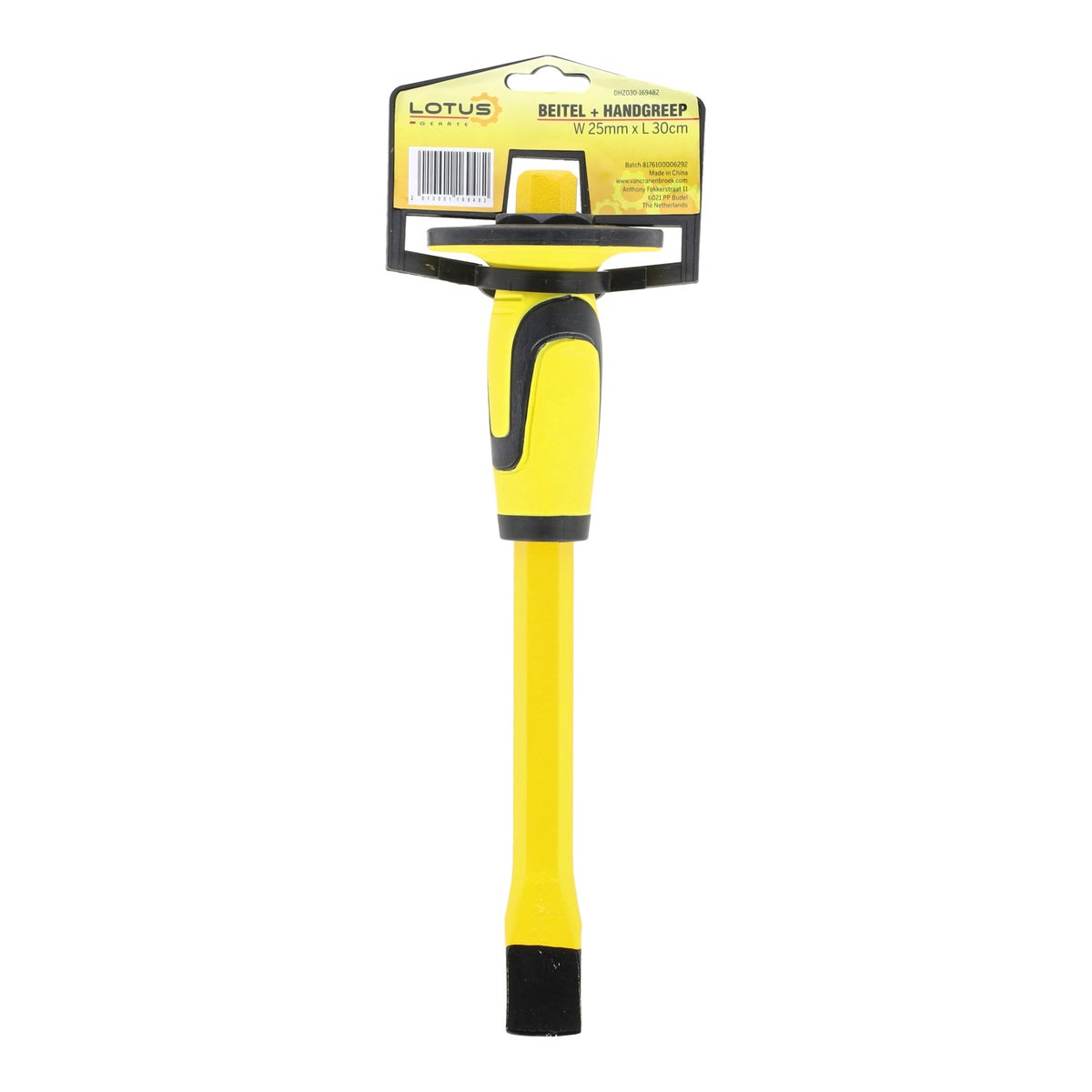 Beitel met handbeschermgreep 25 x 300 mm Lotus Beitel met handbeschermgreep 25 x 300 mm Lotus