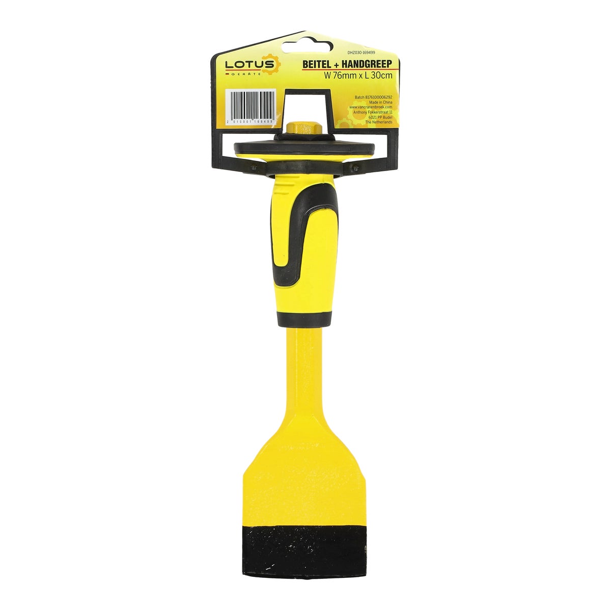 Beitel met beschermhandgreep 76 x 300 mm Lotus Beitel met beschermhandgreep 76 x 300 mm Lotus