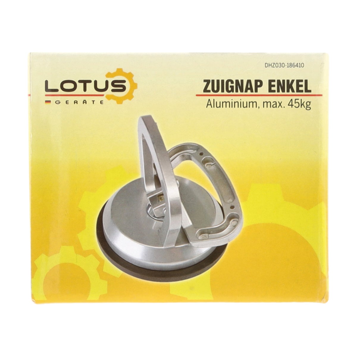 Zuignap enkel aluminium Lotus Zuignap enkel aluminium Lotus