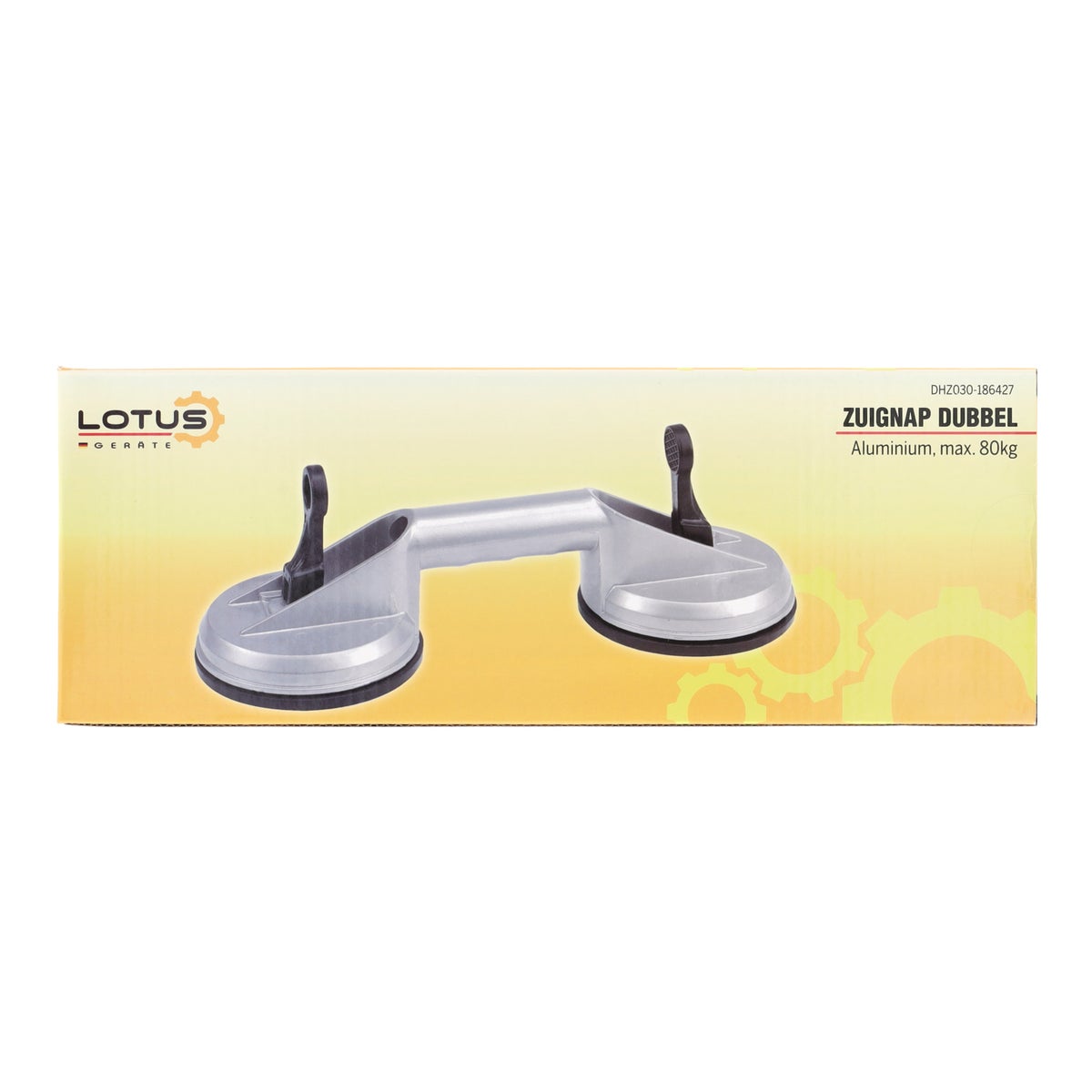 Zuignap dubbel aluminium Lotus Zuignap dubbel aluminium Lotus