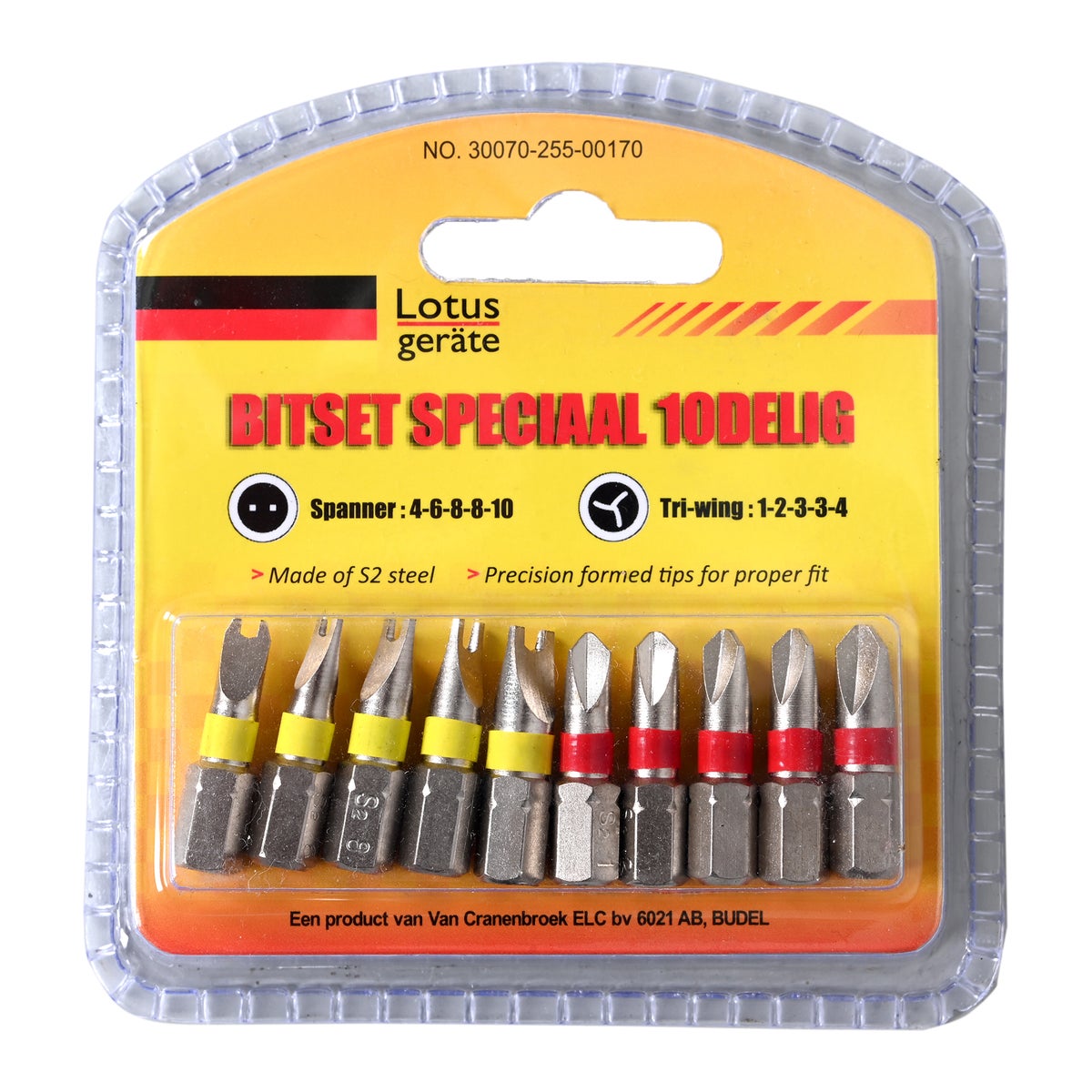 Bitset speciaal 10-delig Lotus Bitset speciaal 10-delig Lotus