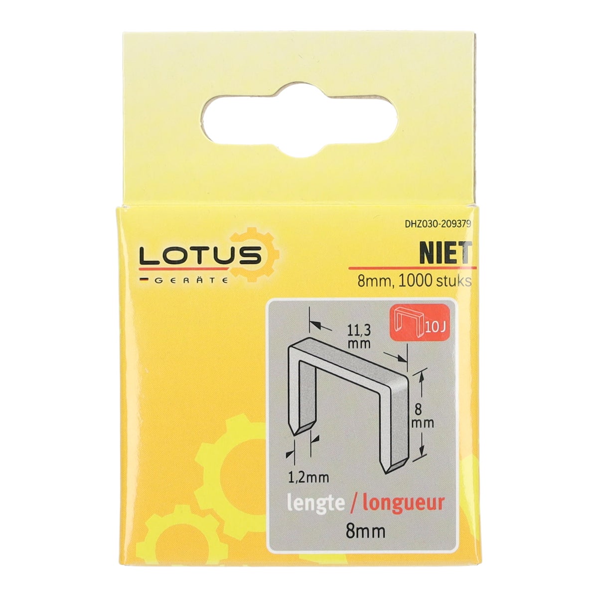 Nieten 8 mm - 1000 stuks 10J Lotus Nieten 8 mm - 1000 stuks 10J Lotus