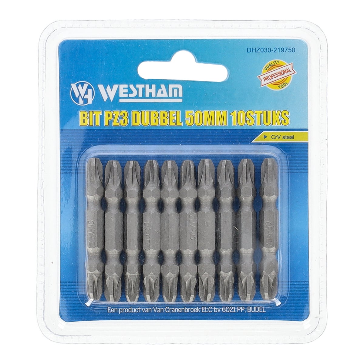 Bit Pz3 dubbel 50 mm 10st Westham Bit Pz3 dubbel 50 mm 10st Westham