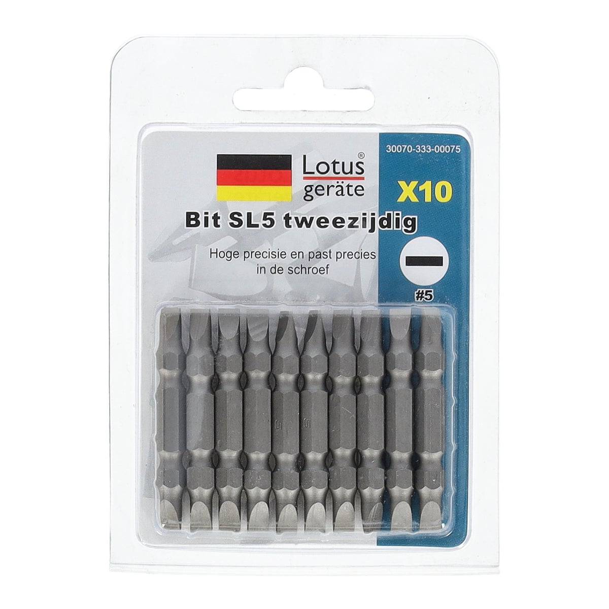 Bit Sl4 tweezijdig 6.35 x 50 mm 10 stuks Bit Sl4 tweezijdig 6.35 x 50 mm 10 stuks
