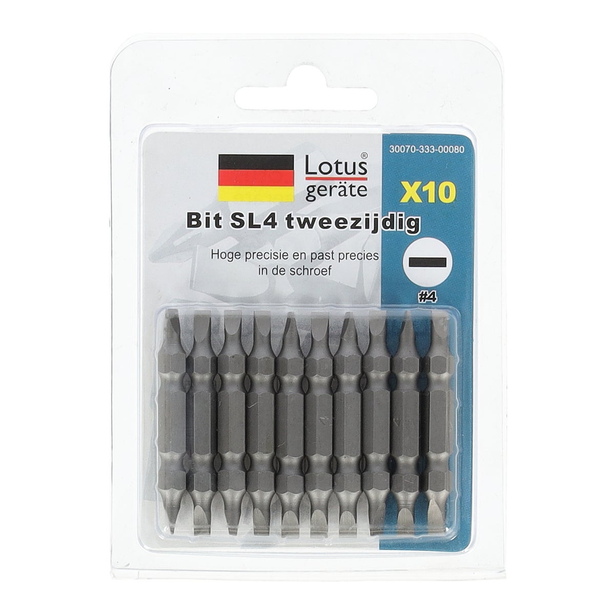 Bit Sl5 tweezijdig 6.35 x 50 mm 10 stuks Bit Sl5 tweezijdig 6.35 x 50 mm 10 stuks