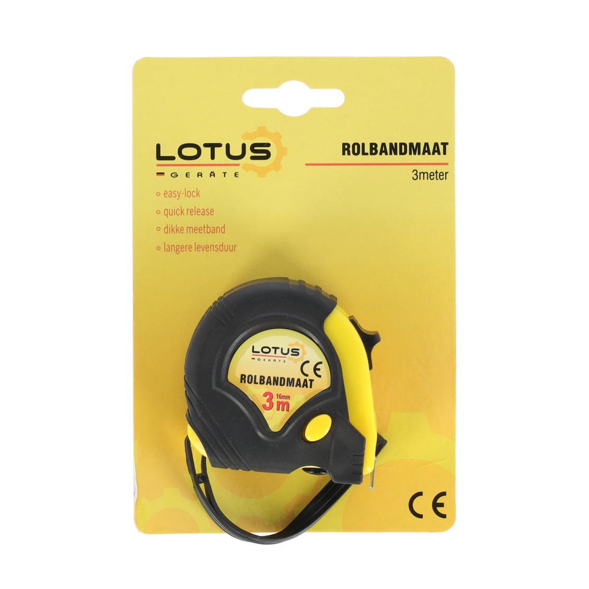 Rolbandmaat 3meter Lotus Rolbandmaat 3meter Lotus