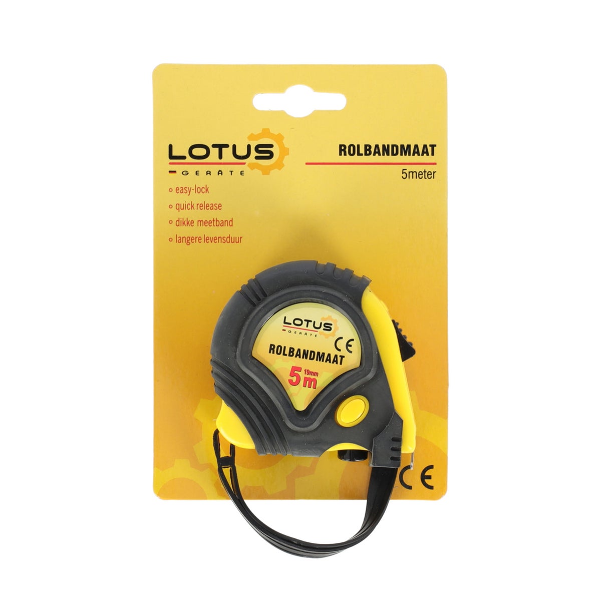 Rolbandmaat 5meter Lotus Rolbandmaat 5meter Lotus