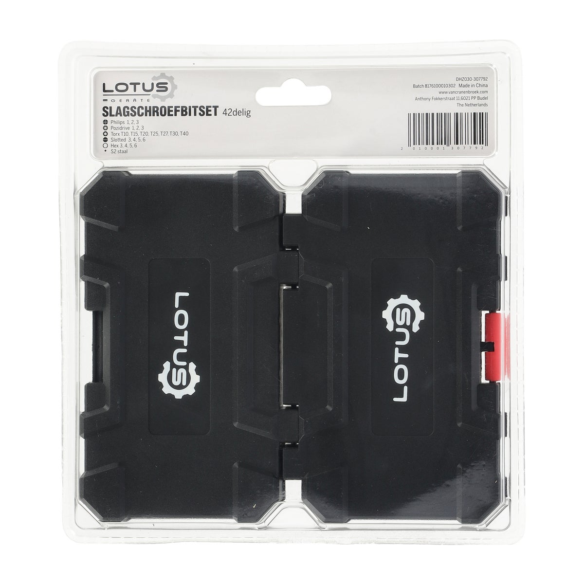 Slagschroefbitset 42-delig Lotus Slagschroefbitset 42-delig Lotus