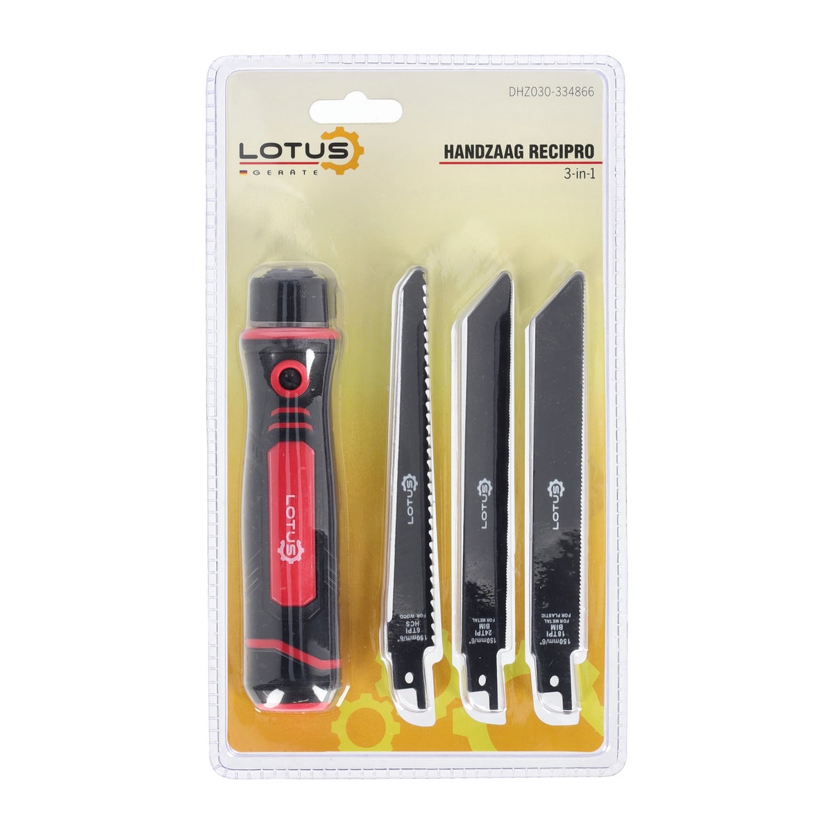 Handzaag recipro 3-in-1 Lotus Handzaag recipro 3-in-1 Lotus