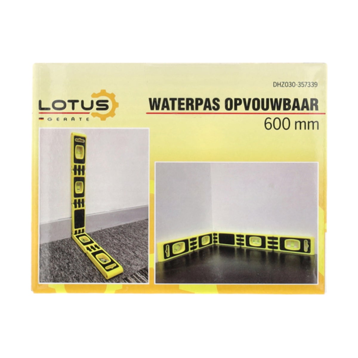 Waterpas opvouwbaar 60 cm Lotus Waterpas opvouwbaar 60 cm Lotus