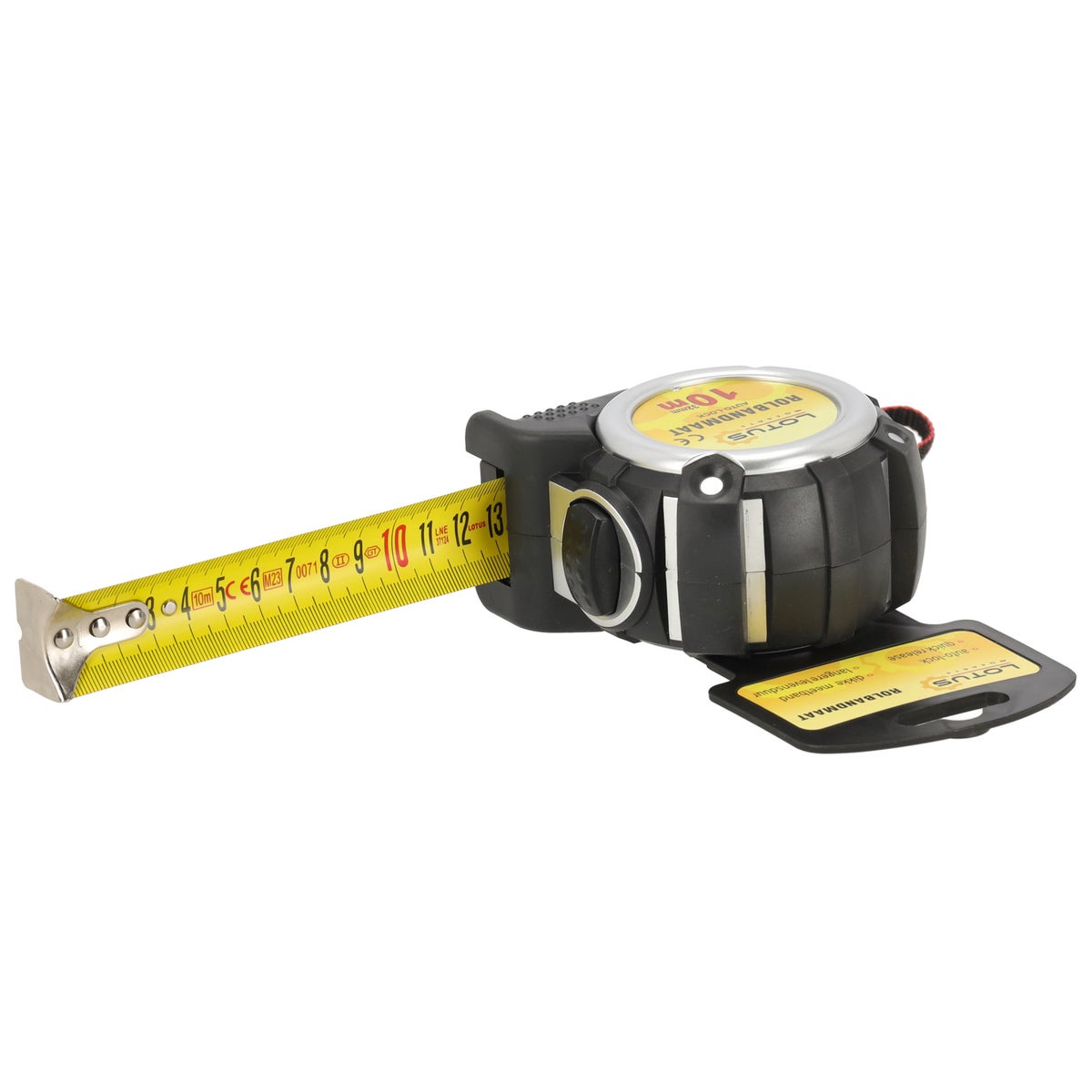 Rolbandmaat auto-lock 10 m - 32 mm Lotus Rolbandmaat auto-lock 10 m - 32 mm Lotus
