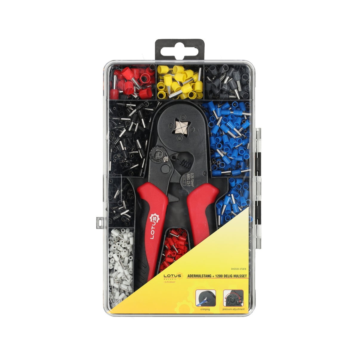 Aderhulstang met 1200-delige hulsset Lotus Aderhulstang met 1200-delige hulsset Lotus