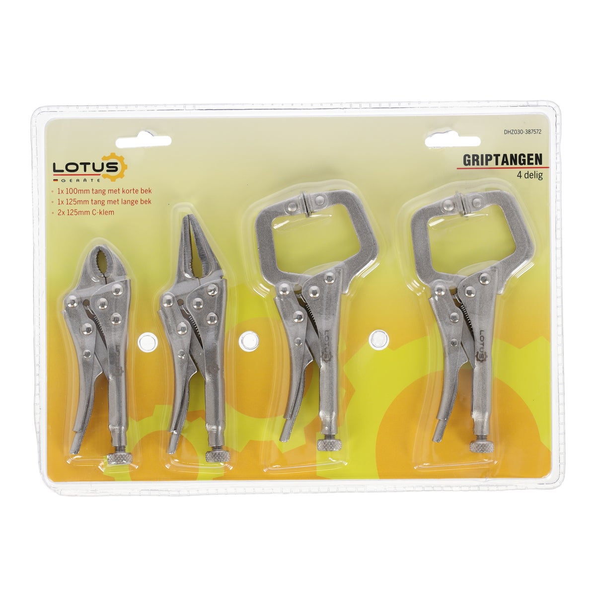 Griptangenset 4-delig Lotus Griptangenset 4-delig Lotus