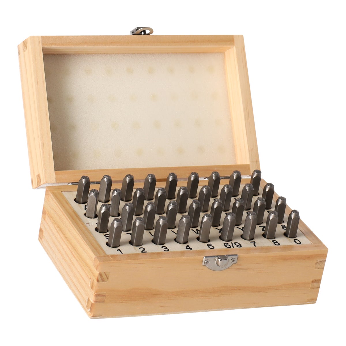 Lotus Slagletterset 4 mm A-Z & 0-9 met kist Lotus Slagletterset 4 mm A-Z & 0-9 met kist