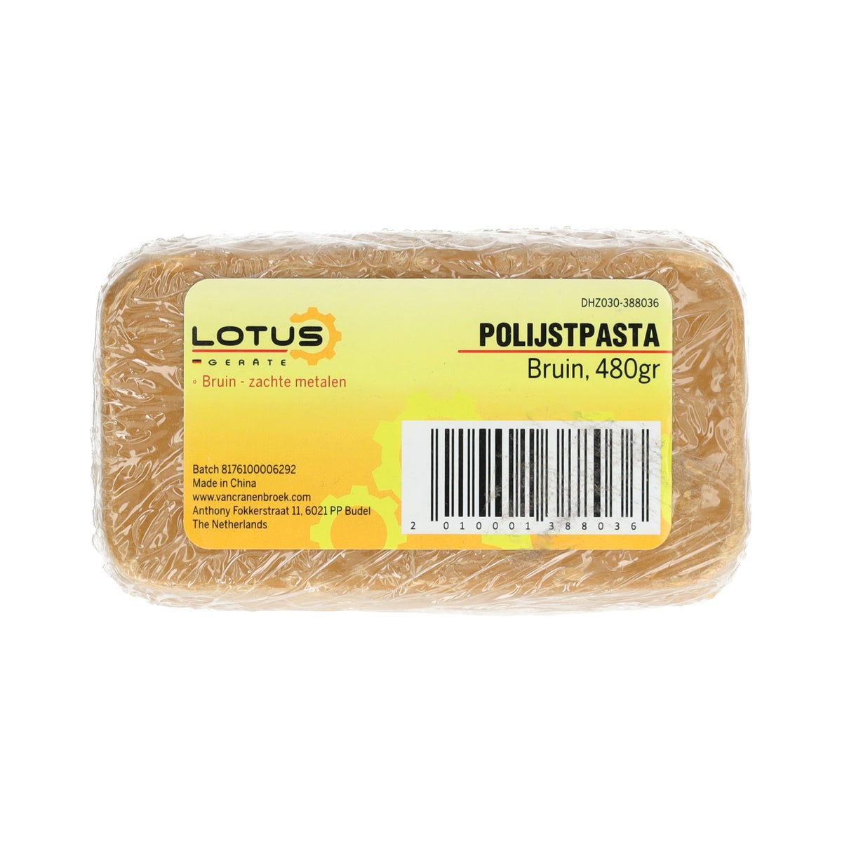 Polijstpasta bruin 440 gram Lotus Polijstpasta bruin 440 gram Lotus