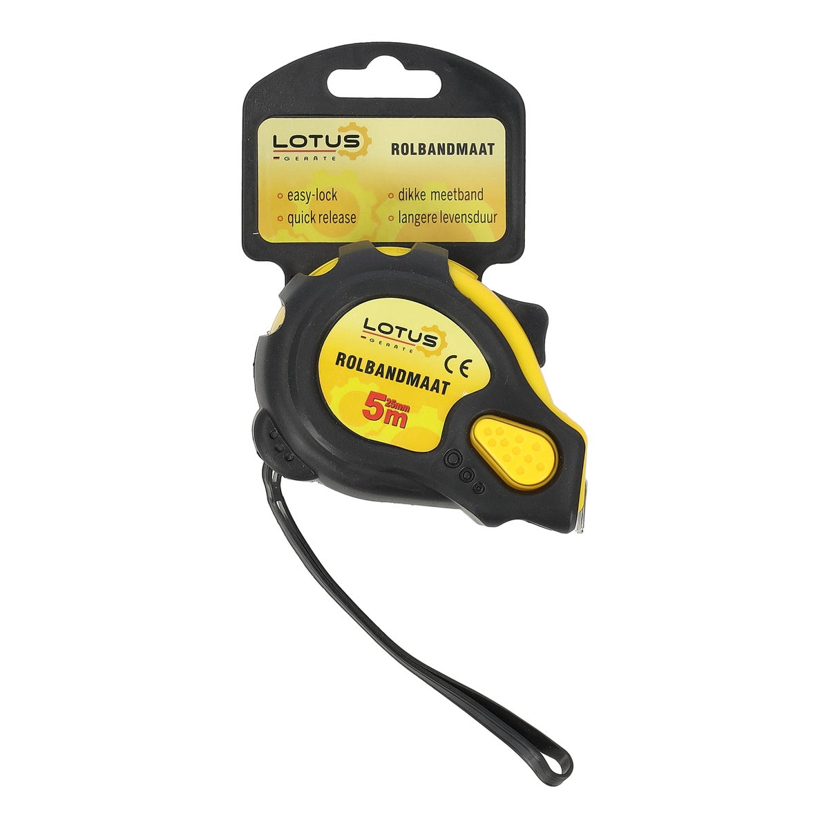 Rolbandmaat 5 m - 25 mm Lotus Rolbandmaat 5 m - 25 mm Lotus