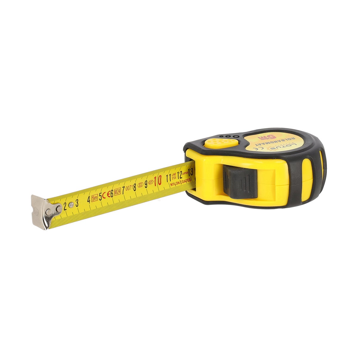 Rolbandmaat 5mx25mm nylon Lux Lotus Rolbandmaat 5mx25mm nylon Lux Lotus