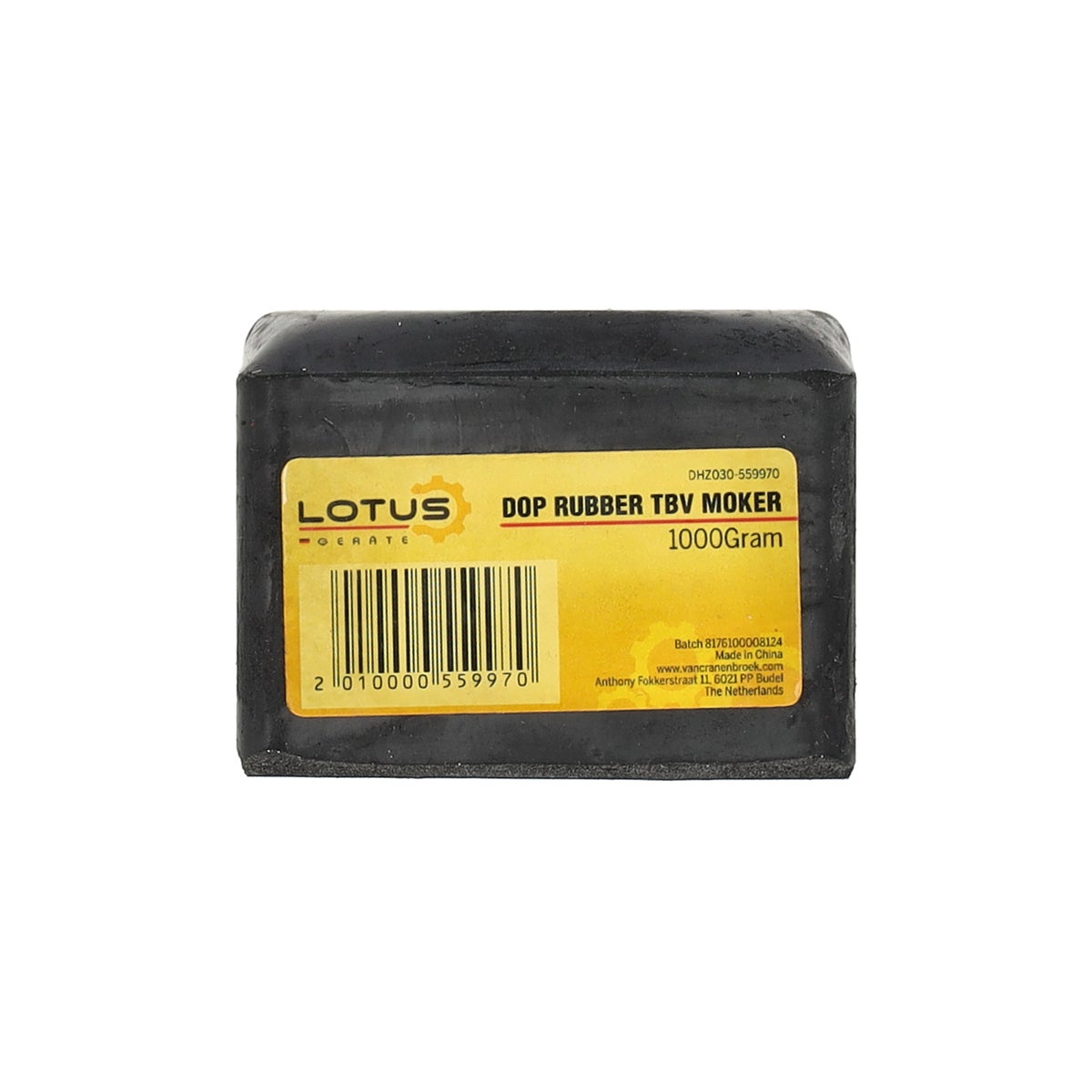 Dop rubber tbv moker 1000 g Lotus Dop rubber tbv moker 1000 g Lotus